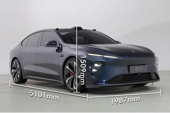 รถยนต์ไฟฟ้ามือสองสุดหรูมัลติฟังก์ชั่น AWD Modern NIO ET7 Electric Car