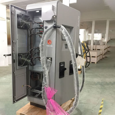 อุปกรณ์จัดหารถยนต์ไฟฟ้าเพื่อการพาณิชย์ 120 กิโลวัตต์ IP55 EV DC Fast Charger 60HZ