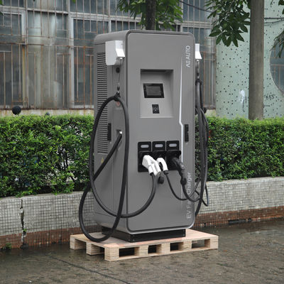 อุปกรณ์จัดหายานพาหนะไฟฟ้า IP55 160KW DC สถานีชาร์จ EV คู่อินพุต