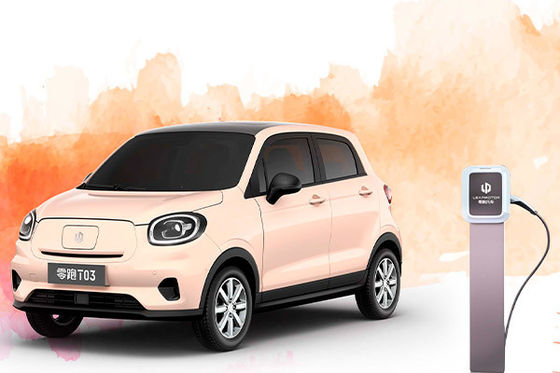 รถเอสยูวีไฟฟ้าขนาดเล็ก 100 กม./ชม. Leapmotor T03 CLTC 403 กม. EV รถเอสยูวี