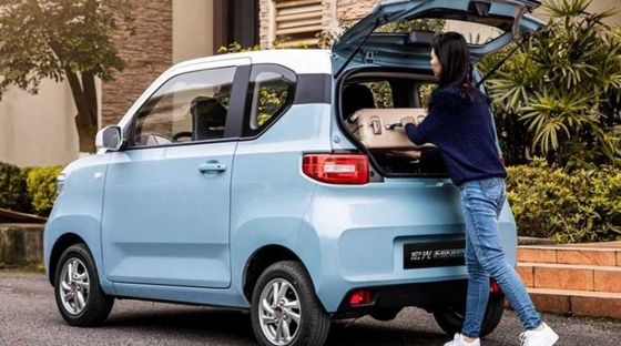 ระยะทาง 120 กม. รถยนต์ไฟฟ้า Wuling RWD 3 ประตู 2 กล่อง 4 ที่นั่ง รถยนต์ไฟฟ้าขนาดเล็ก