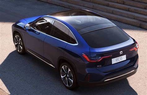 Nio EC6 รถยนต์ไฟฟ้าประสิทธิภาพสูง 75kwh 5 ประตู 465Km รถยนต์ไฟฟ้าขนาดกลาง