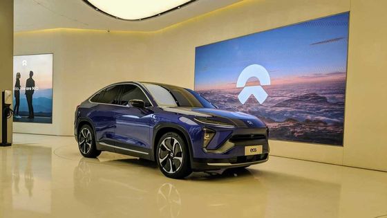 Nio EC6 รถยนต์ไฟฟ้าประสิทธิภาพสูง 75kwh 5 ประตู 465Km รถยนต์ไฟฟ้าขนาดกลาง