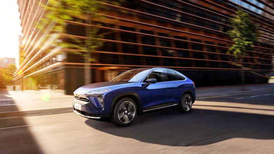 Nio EC6 รถยนต์ไฟฟ้าประสิทธิภาพสูง 75kwh 5 ประตู 465Km รถยนต์ไฟฟ้าขนาดกลาง