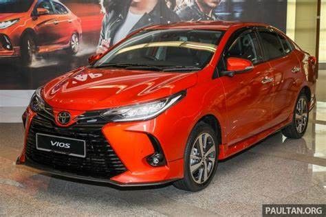 Toyota Vios รถยนต์ไฟฟ้าขนาดกลาง 190 กม./ชม. ความเร็วสูงสุด FWD รถเก๋ง 5 ที่นั่ง