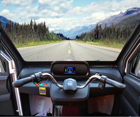 Jinpeng CX 1000W รถสามล้อไฟฟ้าสามล้อแบบปิดห้องโดยสาร 3 ที่นั่ง 27 กม. / ชม.