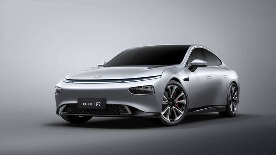 Xiaopeng P7 รถยนต์ไฟฟ้า 4 ล้อ 480 กม. รถผู้ใหญ่ไฟฟ้า CCC รับรอง
