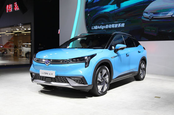 110 กม. / ชม. GAC AION รถยนต์ไฟฟ้า 5 ประตู 5 ที่นั่งรถเก๋งแบตเตอรี่ลิเธียมไอออน