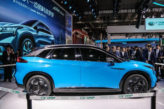 110 กม. / ชม. GAC AION รถยนต์ไฟฟ้า 5 ประตู 5 ที่นั่งรถเก๋งแบตเตอรี่ลิเธียมไอออน