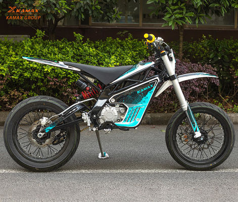 72V 150A 3000W Fat Tyre Electric Motorcycle จักรยานสกปรกไฟฟ้าที่มีประสิทธิภาพสำหรับผู้ใหญ่