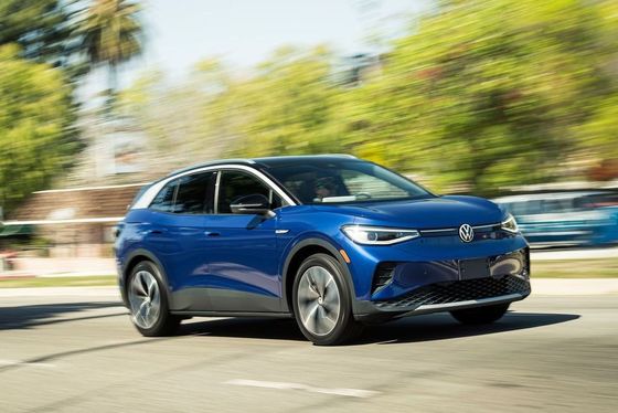 รถ EV ระยะไกล 607 กม. รถเอสยูวีขนาดกะทัดรัด Volk Swagen Id 4X 160 กม./ชม.