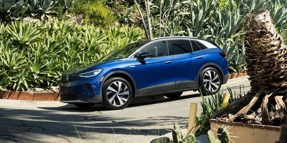 รถ EV ระยะไกล 607 กม. รถเอสยูวีขนาดกะทัดรัด Volk Swagen Id 4X 160 กม./ชม.