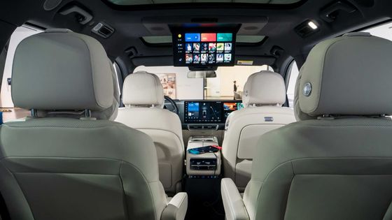 Li L9 AWD รถยนต์ไฟฟ้า SUV ขนาดใหญ่แบตเตอรี่ลิเธียมเหล็กฟอสเฟต 1,000 กม. 446 แรงม้า