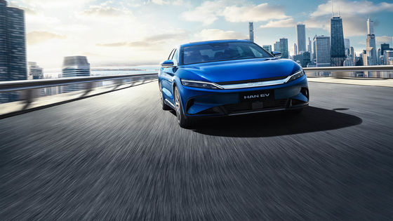 รถยนต์พลังงานใหม่ BYD ความเร็วสูง