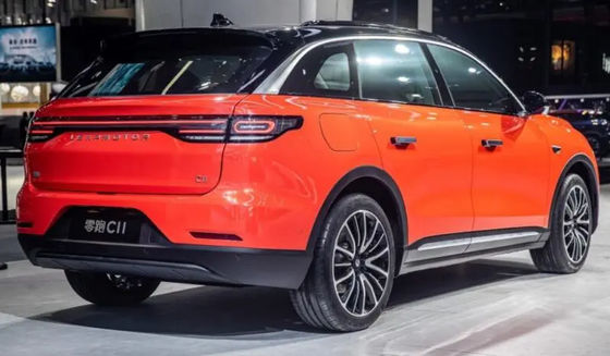 รถยนต์ไฟฟ้าบริสุทธิ์ความเร็วสูง Leapmotor C11 CLTC 650 กม. รถยนต์ไฟฟ้า SUV 170 กม. / ชม.