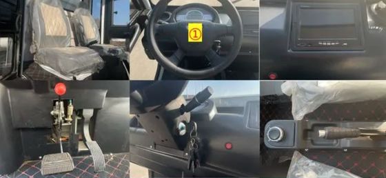 4m3 มินิขยะขยะเก็บฝุ่น ถังขยะไฟฟ้า รถล้างขยะ รถดับเพลิง