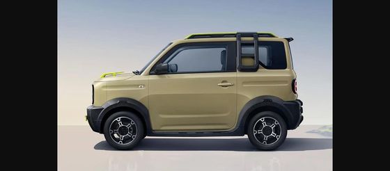 2023 รถไฟฟ้าขนาดเล็ก รถยนต์จีนขนาดเล็กที่มีหน้าบรอนโก้ ที่ Geely Panda Knight ระยะทาง 200 กม.