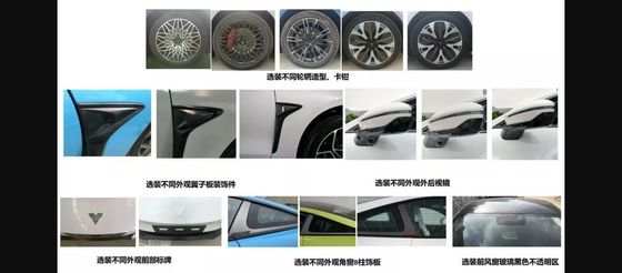 64.27kwh รถที่ใช้แบตเตอรี่ @NEZHA GT ระยะทาง 560 กม ประหยัดพลังงาน 2 ประตู 4 ที่นั่ง รถสปอร์ตฮาร์ดท็อป