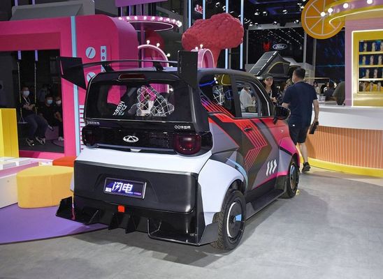 Smart Mini Ev Car Chery มินิ อิเล็กทริก 4 ล้อ QQ ไอศกรีม 3 ประตู 4 ที่นั่ง 2023