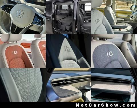 VW คลาสสิคแคมเปอร์ MPV Volkswagen ID Buzz. 2023-ไฟฟ้า robort พื้นที่ใหญ่ที่ใช้ได้สําหรับครอบครัว