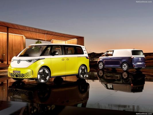 VW คลาสสิคแคมเปอร์ MPV Volkswagen ID Buzz. 2023-ไฟฟ้า robort พื้นที่ใหญ่ที่ใช้ได้สําหรับครอบครัว