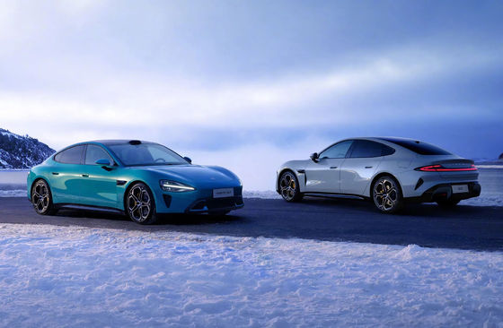 สินค้าใหม่ Xiaomi SU7 ซีดาน 475kW หรือ 664bhp พลังงาน 165mph รถพลังงานใหม่