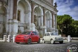2024 FIAT 500e FWD รถไฟฟ้าขนาดเล็ก แบตเตอรี่ 42kwh ความเร็วสูงสุด 94mph