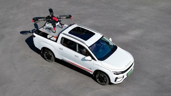 รถบรรทุก EV ใหม่ 2024 Radar RD6 พิกอัพที่ขับเคลื่อนทุกล้อ ด้วยพลังงาน 200kW ทอมปอร์ค 384Nm