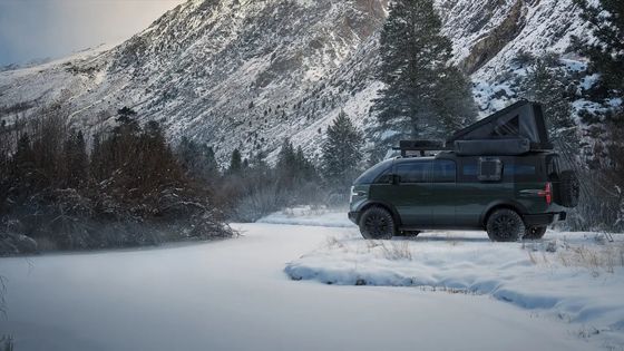 พิคอัพ trcuk Canoo ที่สร้างมาเป็นพิเศษ ที่มีเตียงขนาด 8 ฟุต