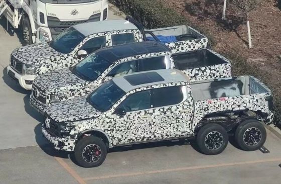 กริดวอล์ด ชานไฮ คันนอน พิกอัพ EV รถยนต์ กษัตริย์ของจีน พิกอัพรถยนต์