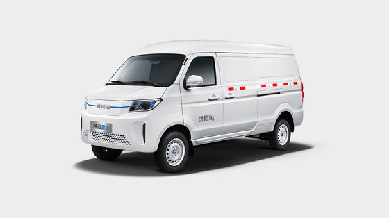 SRM 2023 Good Luck Standard Edition Box Container Electric Mini Cargo Van มีระยะทาง 248 กิโลเมตร และประตูเลื่อนและพื้นที่ใหญ่