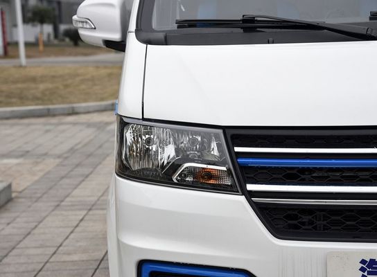 รูปทรงสี่เหลี่ยม ใช้สไตล์ครอบครัว Jinbei รถยนต์ไฟฟ้าใหม่ Van Hiace EV ด้วย 220N.m และ 300km NEDC ด้วยความเร็วสูงสุดที่ 80km / h
