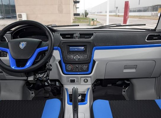 รูปทรงสี่เหลี่ยม ใช้สไตล์ครอบครัว Jinbei รถยนต์ไฟฟ้าใหม่ Van Hiace EV ด้วย 220N.m และ 300km NEDC ด้วยความเร็วสูงสุดที่ 80km / h