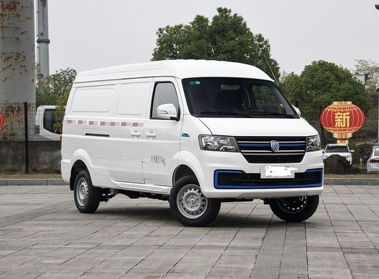 รูปทรงสี่เหลี่ยม ใช้สไตล์ครอบครัว Jinbei รถยนต์ไฟฟ้าใหม่ Van Hiace EV ด้วย 220N.m และ 300km NEDC ด้วยความเร็วสูงสุดที่ 80km / h
