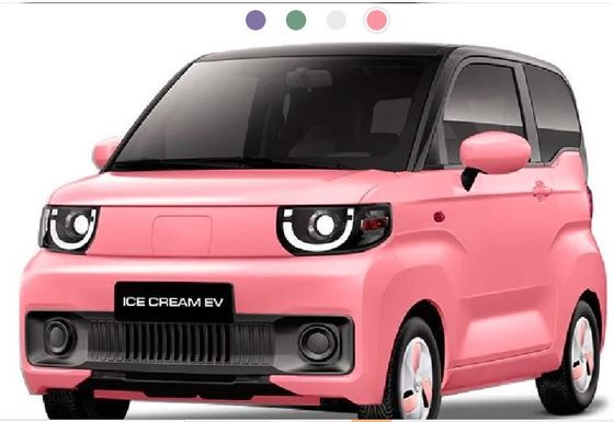 รถไฟฟ้าที่สะดวกสบายและใช้ได้- Chery QQ Ice Cream Qirui 2024 170 กม. 205 กม. 3 ประตู 4 ที่นั่ง มินิ EV มินิคาร์