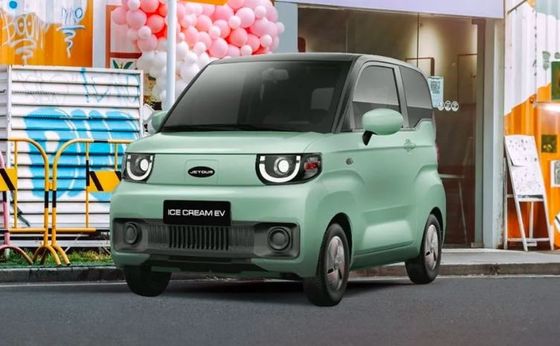 รถไฟฟ้าที่สะดวกสบายและใช้ได้- Chery QQ Ice Cream Qirui 2024 170 กม. 205 กม. 3 ประตู 4 ที่นั่ง มินิ EV มินิคาร์