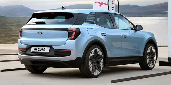 รถครอสโซเวอร์ไฟฟ้าบริสุทธิ์ Ford Explorer With WLTP ระยะทาง 380 กม. 9 วินาที ความเร่ง 0-100 กม./ชม.