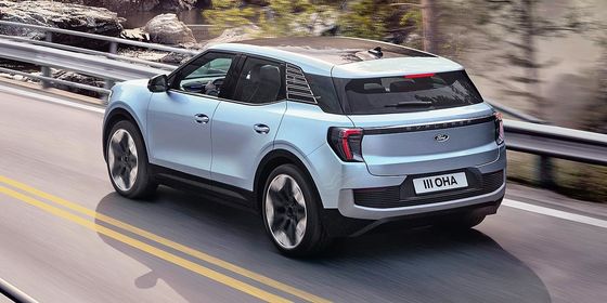 รถครอสโซเวอร์ไฟฟ้าบริสุทธิ์ Ford Explorer With WLTP ระยะทาง 380 กม. 9 วินาที ความเร่ง 0-100 กม./ชม.