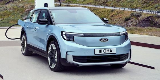 รถครอสโซเวอร์ไฟฟ้าบริสุทธิ์ Ford Explorer With WLTP ระยะทาง 380 กม. 9 วินาที ความเร่ง 0-100 กม./ชม.