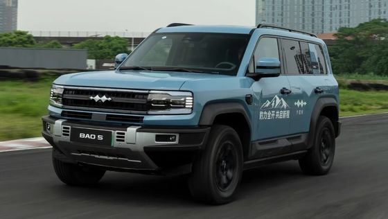 ล่าสุดเปิดตัว BYD Leopard FANGCHENGBAO 5 2024 PHEV รถไฟฟ้า 4.8s 0-100km / h ความเร็ว 125km CLTC รถ EV ใหม่