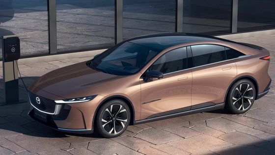 รถไฟฟ้า Mazda EZ-6 เป็นรถยนต์ที่ขับเคลื่อนหลัง