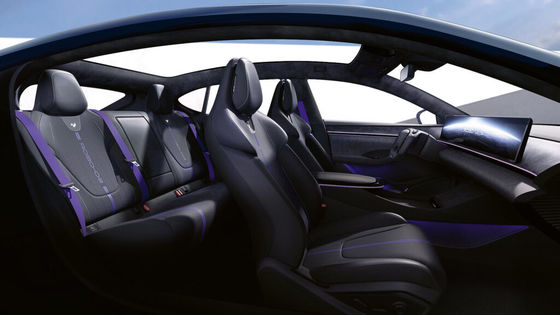 ราคาล่วงหน้า Geely&Baidu Joint Brand Jiyue07 รถยนต์ไฟฟ้าบริสุทธิ์ 200kw/271P.s มอเตอร์พลังงาน 2WD เครื่องขับเคลื่อน 4 ประตู/5 ที่นั่ง