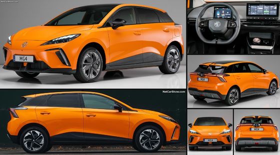 ใบรับรอง EURO EC&WVTA รถไฟฟ้าบริสุทธิ์ MG4 EV รถไฟฟ้าบริสุทธิ์ ด้วยแรงหมุน 250N.m