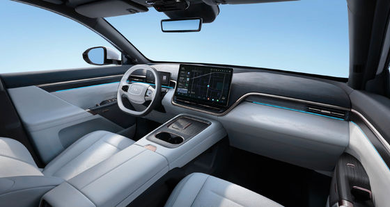 2024 รถไฟฟ้าใหม่สุด Dongfeng Eπ 008 EV EREV 210km CLTC 5ประตู 6 ที่นั่ง SUV 200KW พลังงานมอเตอร์