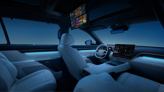 2024 รถไฟฟ้าใหม่สุด Dongfeng Eπ 008 EV EREV 210km CLTC 5ประตู 6 ที่นั่ง SUV 200KW พลังงานมอเตอร์