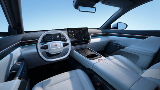 2024 รถไฟฟ้าใหม่สุด Dongfeng Eπ 008 EV EREV 210km CLTC 5ประตู 6 ที่นั่ง SUV 200KW พลังงานมอเตอร์