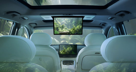 2024 รถไฟฟ้าใหม่สุด Dongfeng Eπ 008 EV EREV 210km CLTC 5ประตู 6 ที่นั่ง SUV 200KW พลังงานมอเตอร์