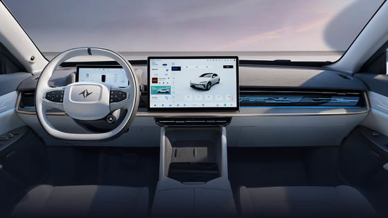 2024 หนุนแรง Dongfeng Eπ 007 200Pro EREV 200km CLTC 160kw มอเตอร์พลังงาน 310N.m ทอร์คกับ 7.2s 0-100km / h ความเร่ง