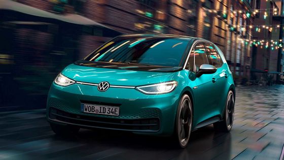 Left Steering Lithium Battery Electric Vehicle 160km/h VW ID3 For Adults