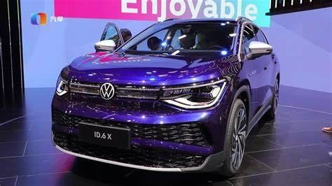 รถยนต์ไฟฟ้าขนาดใหญ่ VW ID6X ระยะทาง 617 กม. รถ SUV ไฟฟ้าบริสุทธิ์ 160 กม./ชม